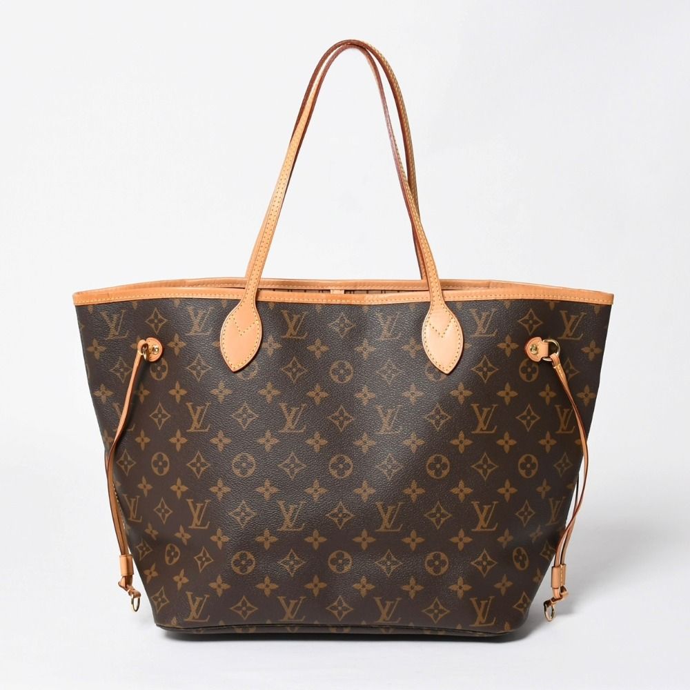 Louis Vuitton Tote Bag Neverfull MM Brown Gold