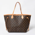Louis Vuitton Tote Bag Neverfull MM Brown Gold