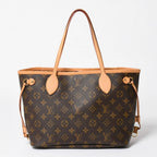 Louis Vuitton Neverfull PM Tote Bag Brown Gold Vachetta Leather
