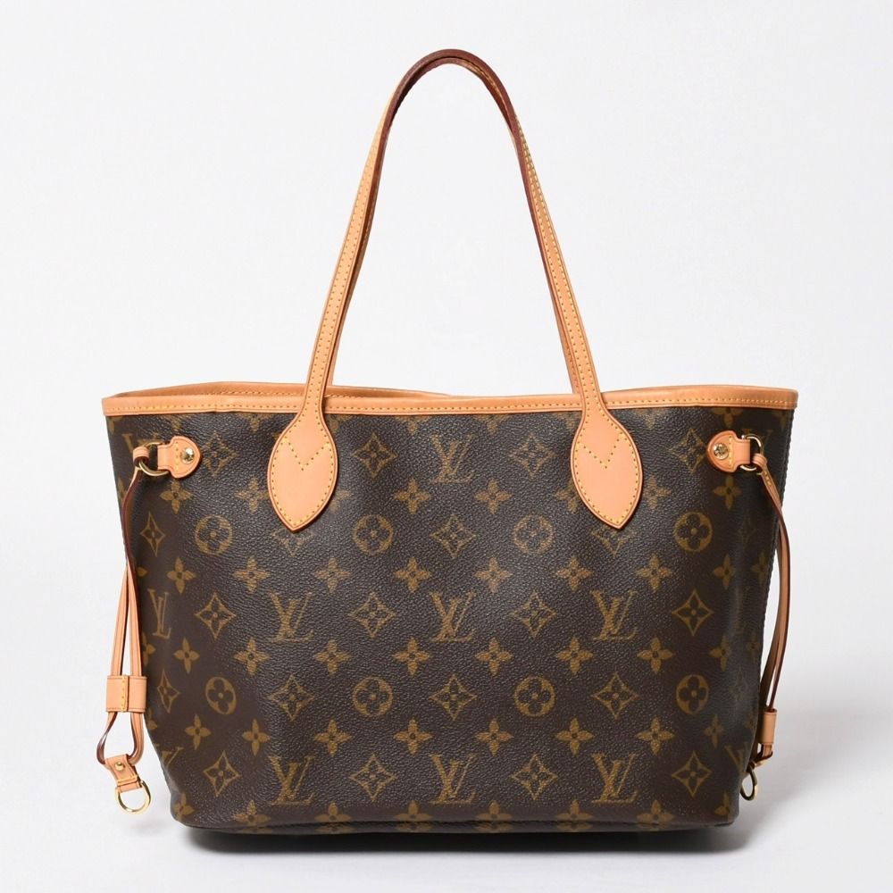 Louis Vuitton Neverfull PM Tote Bag Brown Gold Vachetta Leather — view 2