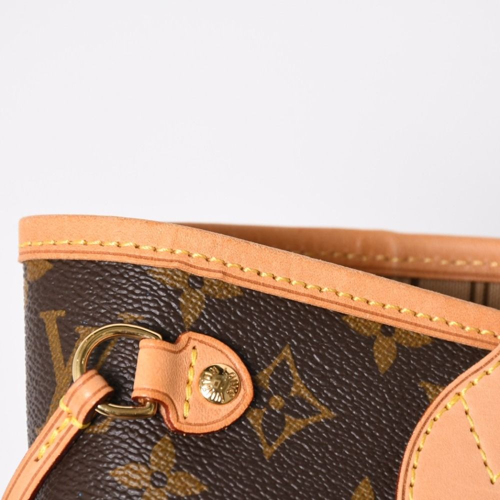 Louis Vuitton Neverfull PM Tote Bag Brown Gold Vachetta Leather — view 8