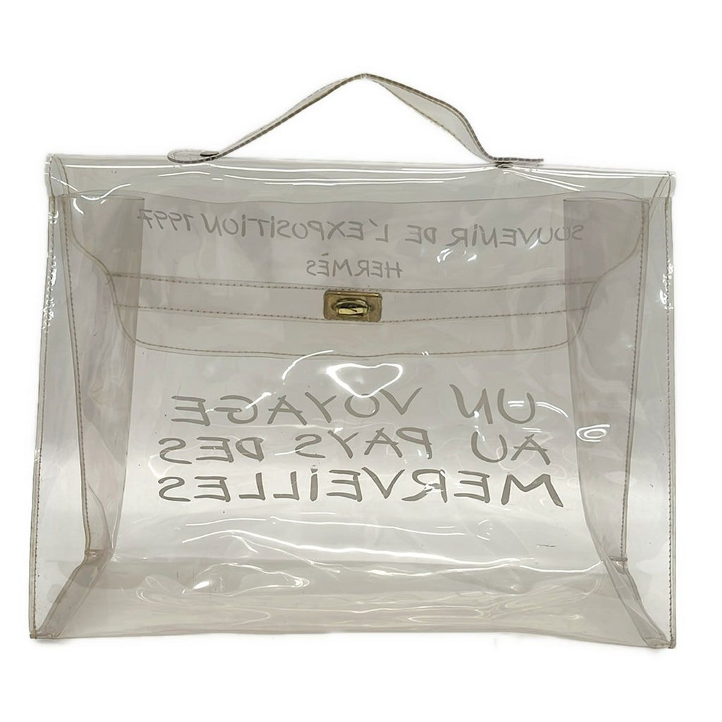 Hermes Handbag Vinyl Kelly Clear — view 3