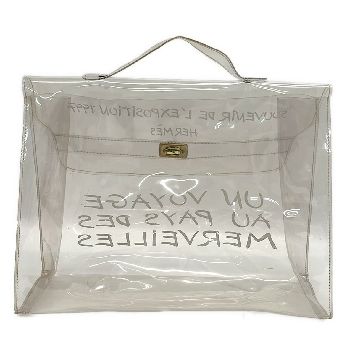 Hermes Handbag Vinyl Kelly Clear — view 3