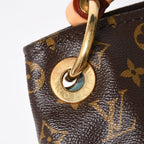 Louis Vuitton Artsy MM Shoulder Bag Monogram Leather Gold — view 7