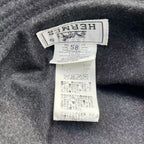 Hermes Deerskin Bucket Hat H Logo Black — view 6