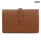 Celine Large Strap Wallet Camel