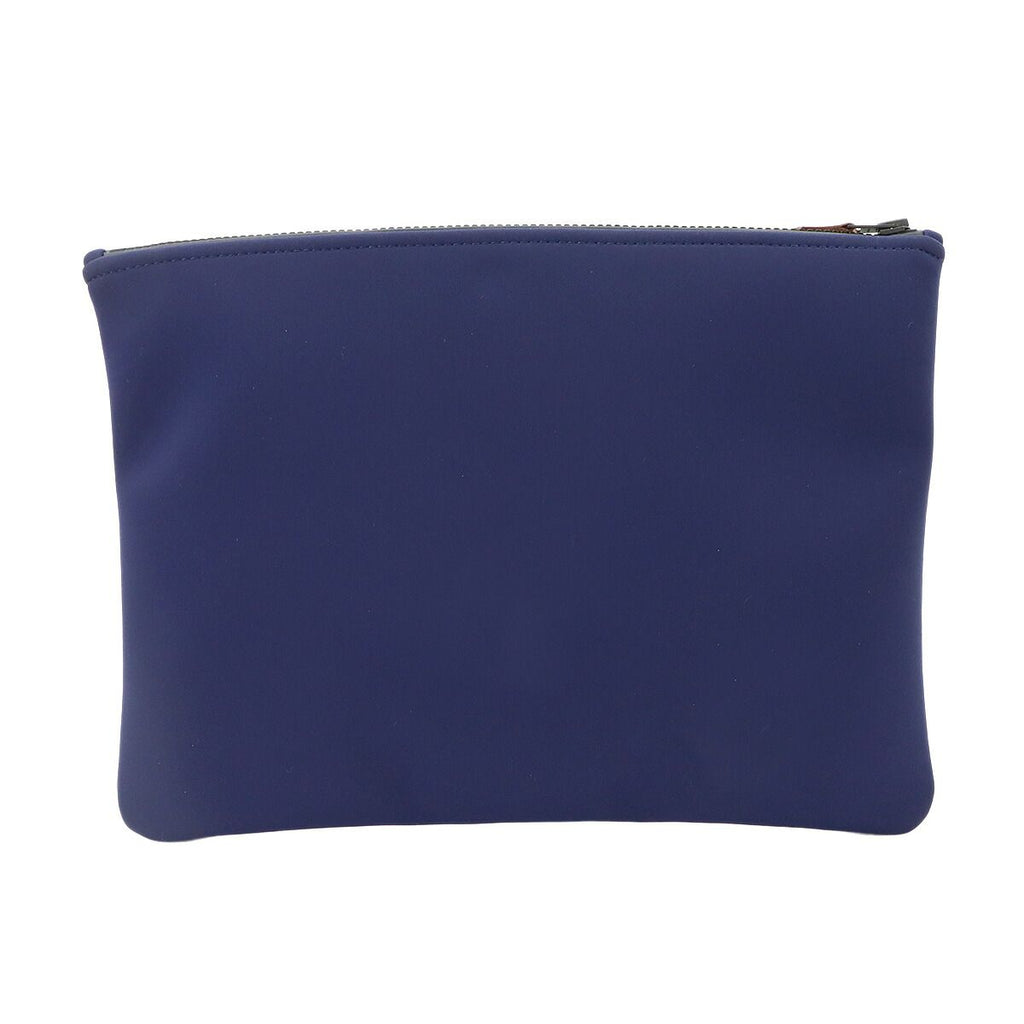 Hermes Neobain GM Pouch Nylon Polyurethane Blue Marine Navy — view 2