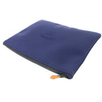 Hermes Neobain GM Pouch Nylon Polyurethane Blue Marine Navy — view 5