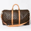Louis Vuitton Monogram Keepall Bandouliere 50 Brown Boston Bag
