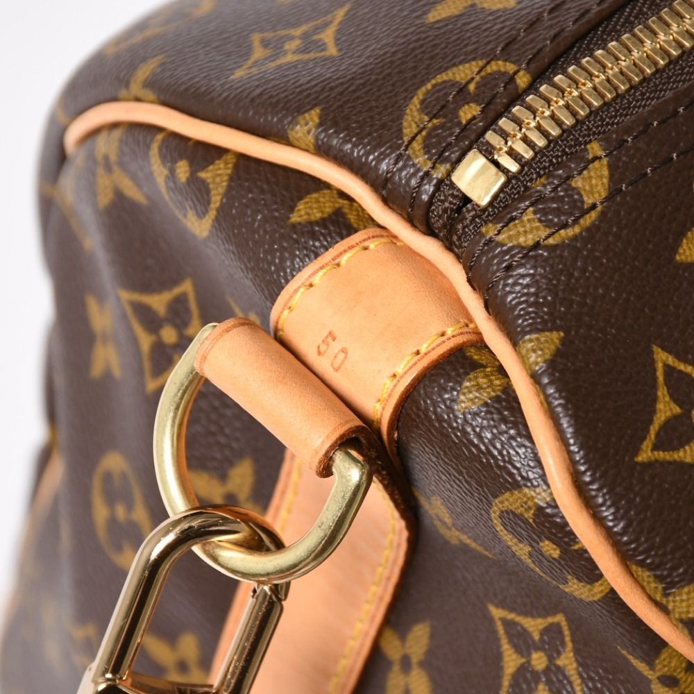 Louis Vuitton Monogram Keepall Bandouliere 50 Brown Boston Bag — view 7