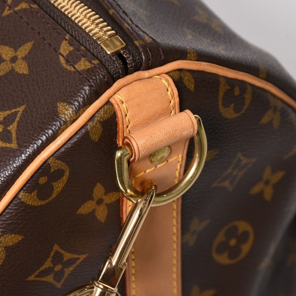 Louis Vuitton Monogram Keepall Bandouliere 50 Brown Boston Bag — view 5