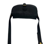 Dior Vintage Logo All Over Print Leather Shoulder Bag Cross Black — view 4