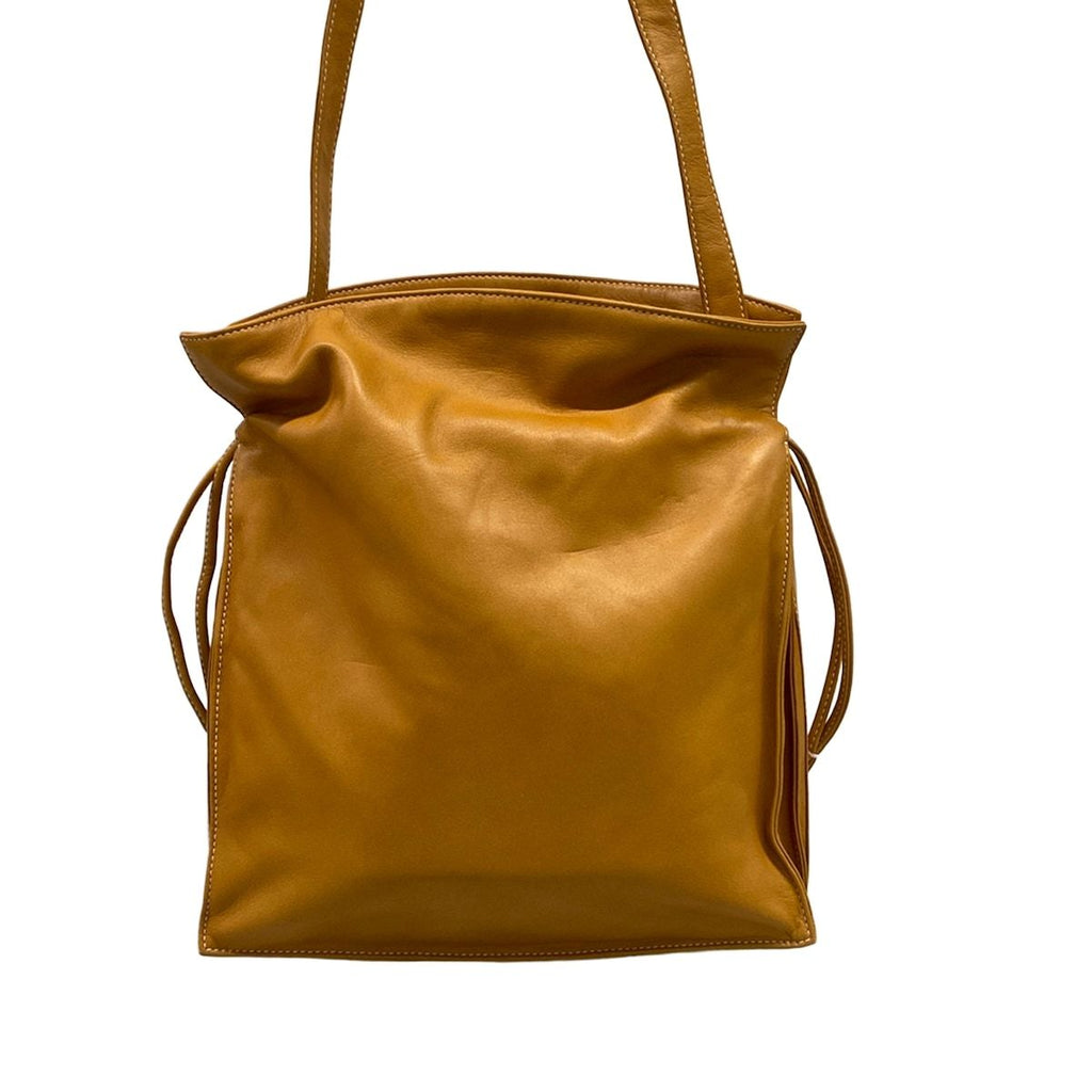Loewe Shoulder Bag Brown Drawstring Leather — view 3