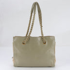 Prada White Tag Tessuto Nylon Leather Tote Bag Shoulder Chain