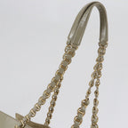 Prada White Tag Tessuto Nylon Leather Tote Bag Shoulder Chain — view 2