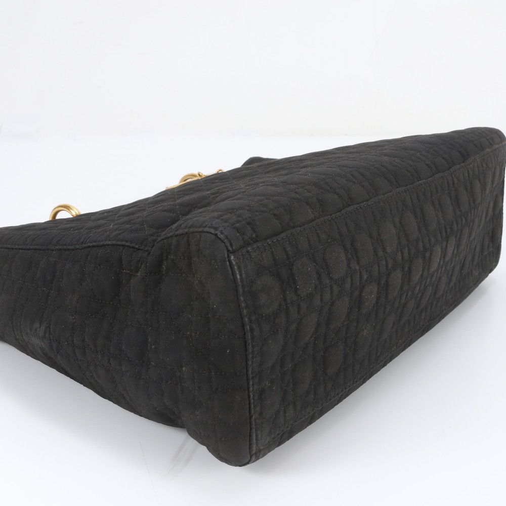 Dior Cannage Lady Tote Bag Hand Shoulder Black — view 4