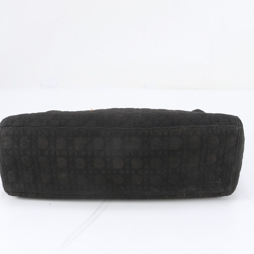 Dior Cannage Lady Tote Bag Hand Shoulder Black — view 5
