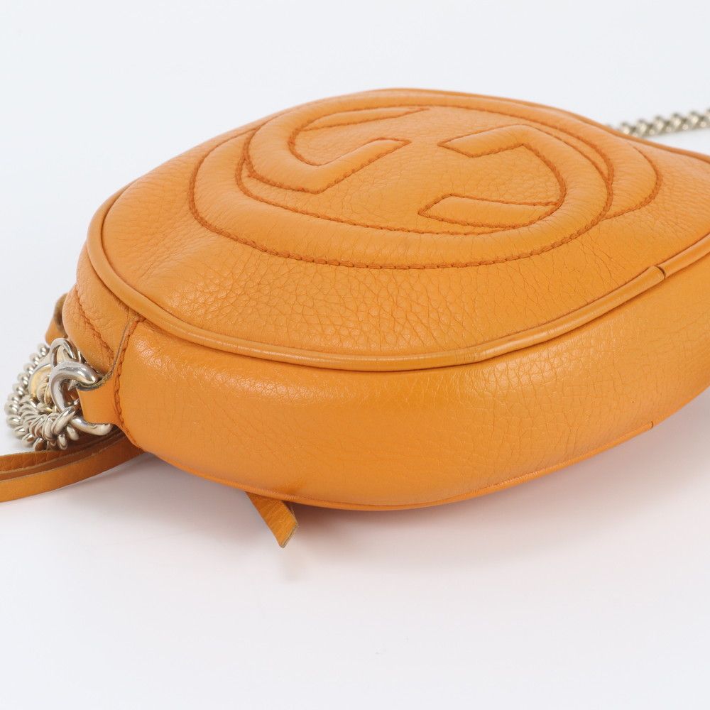 Gucci Soho Interlocking G Tassel Chain Leather Shoulder Bag — view 5