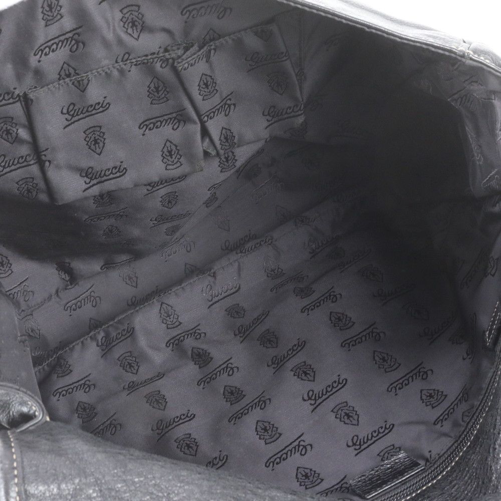 Gucci Crest Leather Shoulder Bag Crossbody Messenger Business — view 7