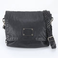 Gucci Crest Leather Shoulder Bag Crossbody Messenger Business
