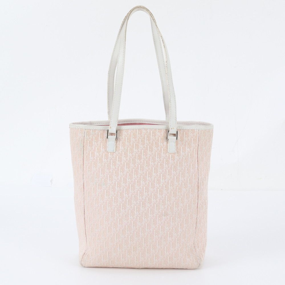 Dior Trotter Leather Tote Bag Shoulder — view 3