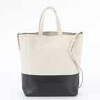 Celine Vertical Cabas Leather 2-Way Shoulder Bag Crossbody Hand — view 4