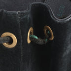 Gucci Vintage Bamboo Leather Backpack Shoulder Bag Black — view 8