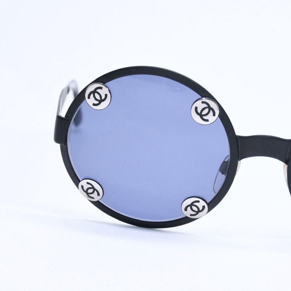 Chanel Sunglasses Eyewear Vintage CC Logo Black — view 7