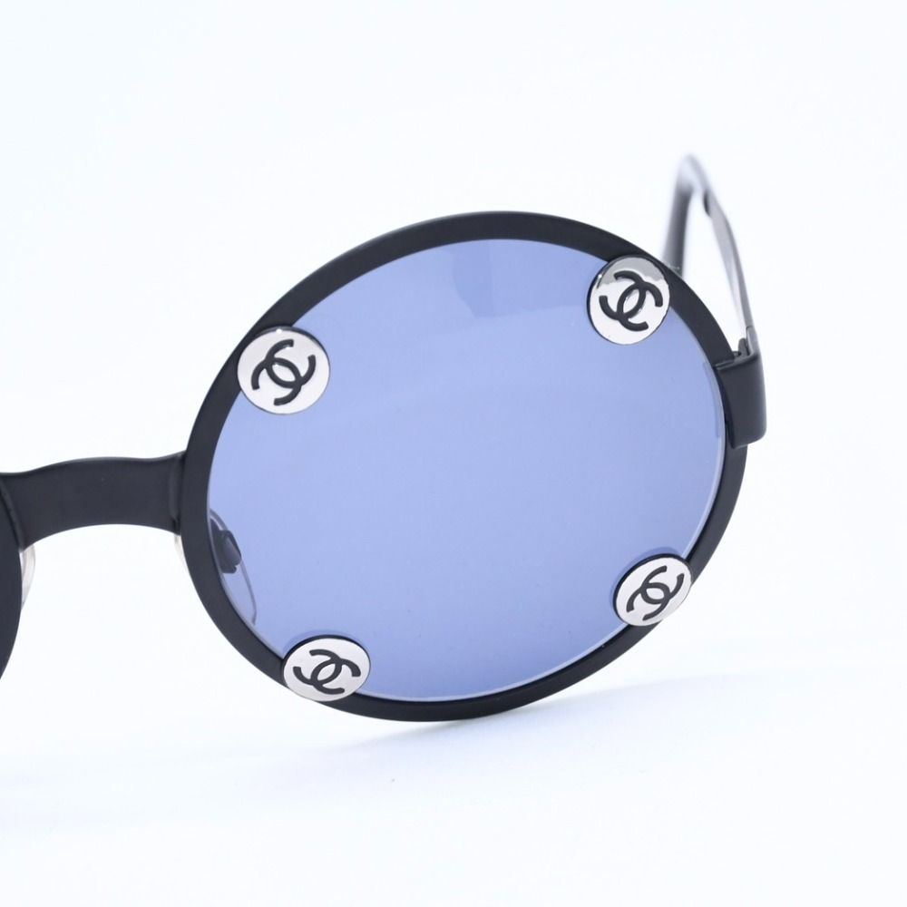 Chanel Sunglasses Eyewear Vintage CC Logo Black — view 6