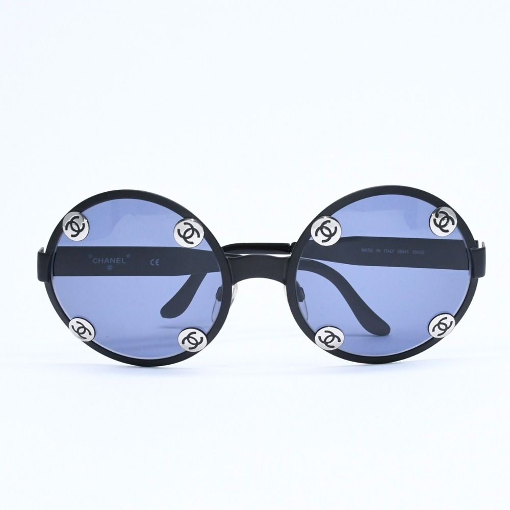 Chanel Sunglasses Eyewear Vintage CC Logo Black