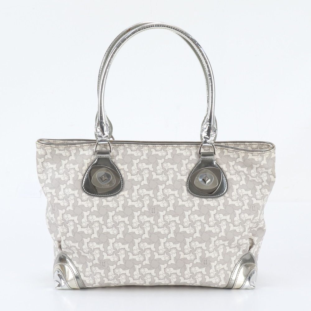 Celine Carriage Pattern Leather Tote Bag Shoulder — view 3