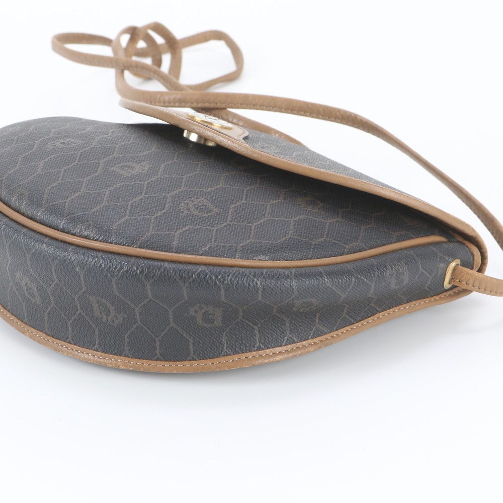Dior Honeycomb Pattern Leather Shoulder Bag — view 4