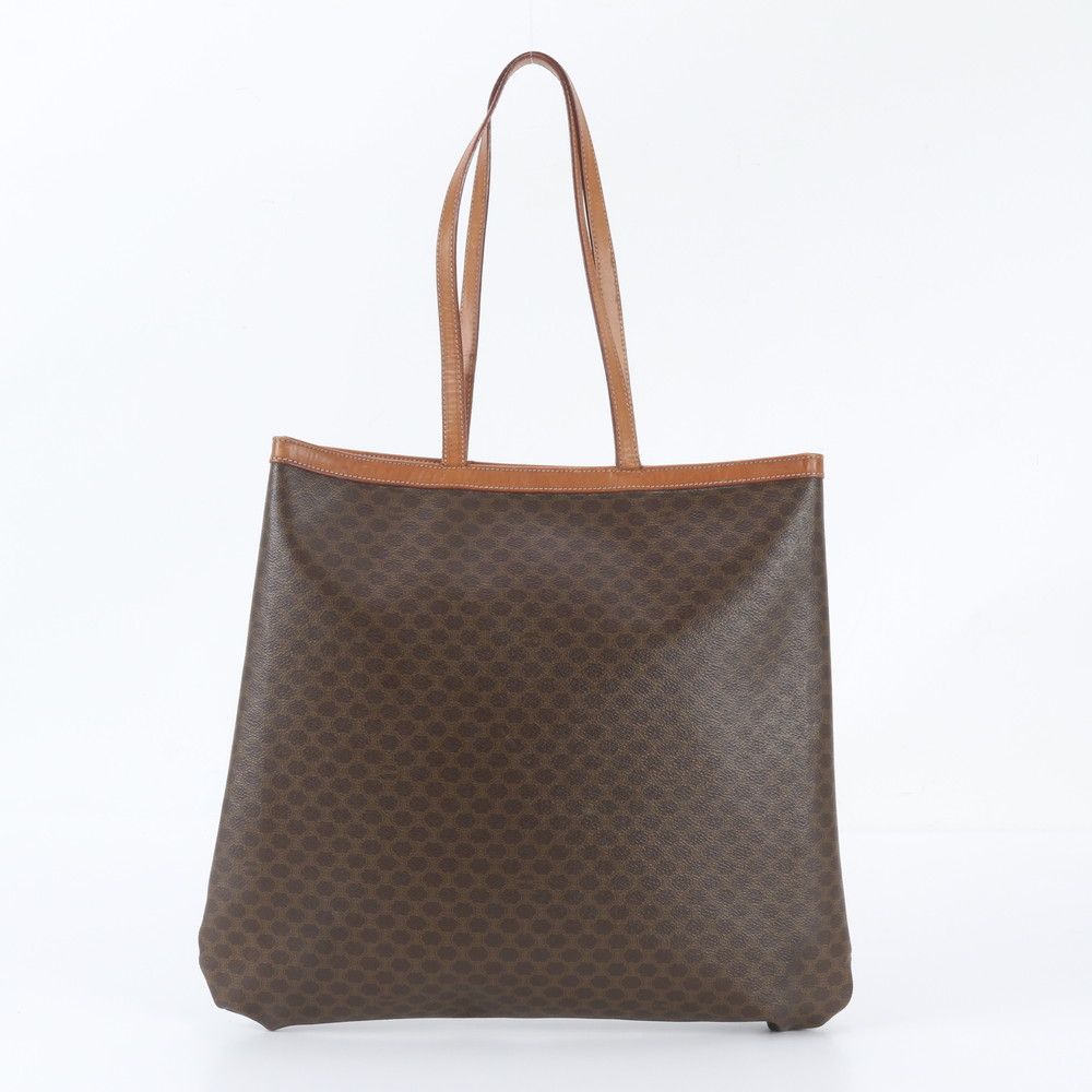 Celine Macadam Leather Tote Bag Shoulder Business — view 2