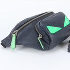 Fendi Bugs Eye Monster Leather 2-Way Belt Bag Crossbody Waist Pouch — view 6