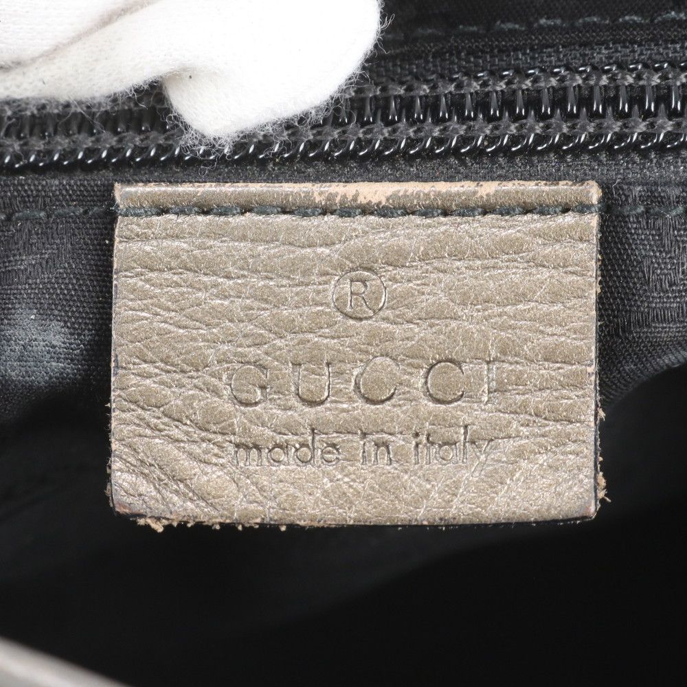 Gucci GG Supreme Leather Nylon Tote Bag Shoulder — view 8