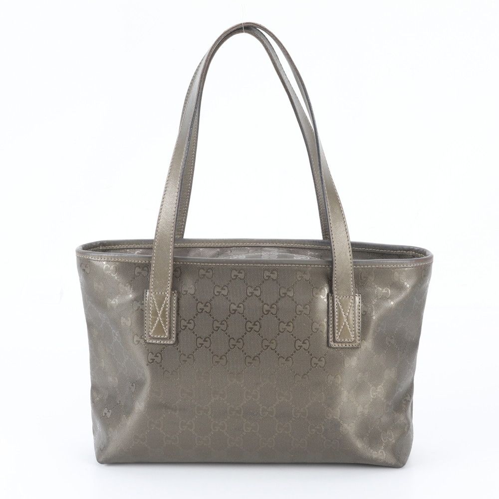 Gucci GG Supreme Leather Nylon Tote Bag Shoulder — view 3