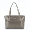 Gucci GG Supreme Leather Nylon Tote Bag Shoulder