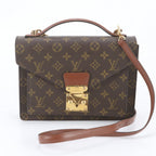 Louis Vuitton Monogram Monceau Leather 2-Way Shoulder Bag Crossbody