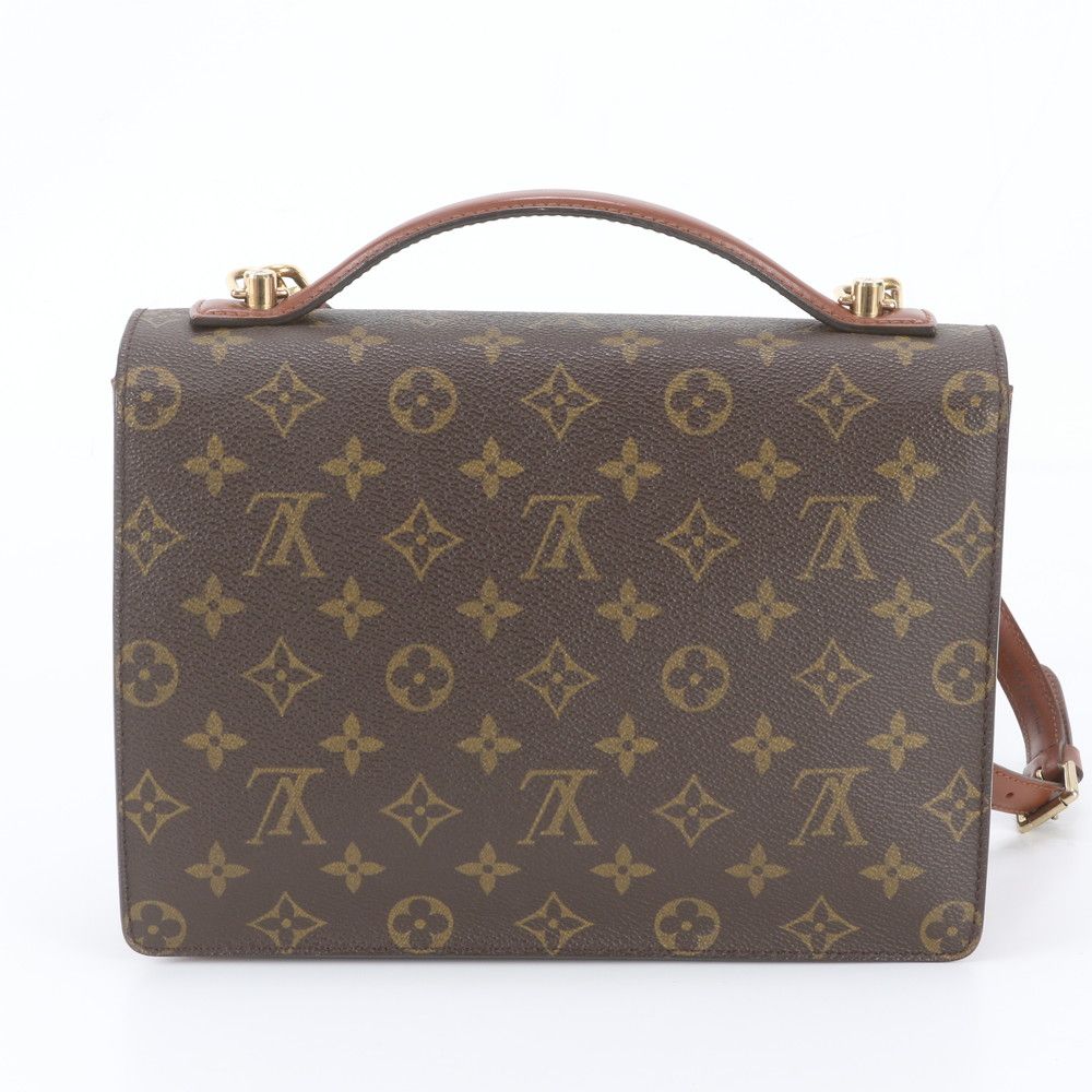 Louis Vuitton Monogram Monceau Leather 2-Way Shoulder Bag Crossbody — view 4
