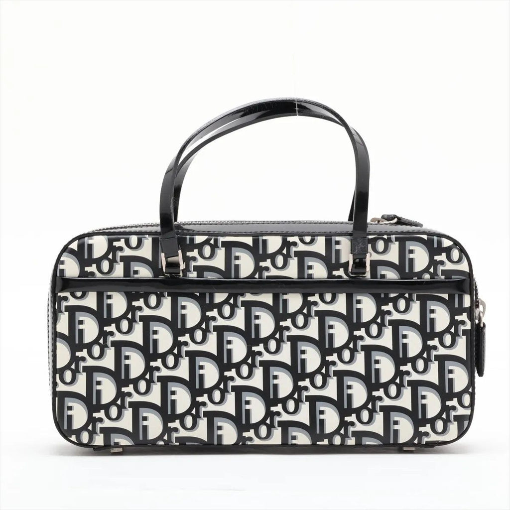 Dior Trotter Leather Handbag Tote Black Brands — view 2