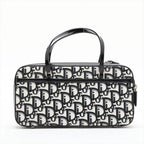 Dior Trotter Leather Handbag Tote Black Brands — view 2