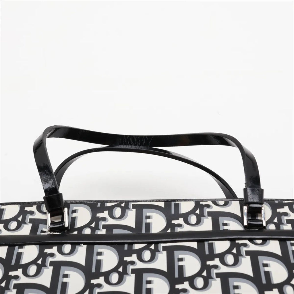 Dior Trotter Leather Handbag Tote Black Brands — view 6