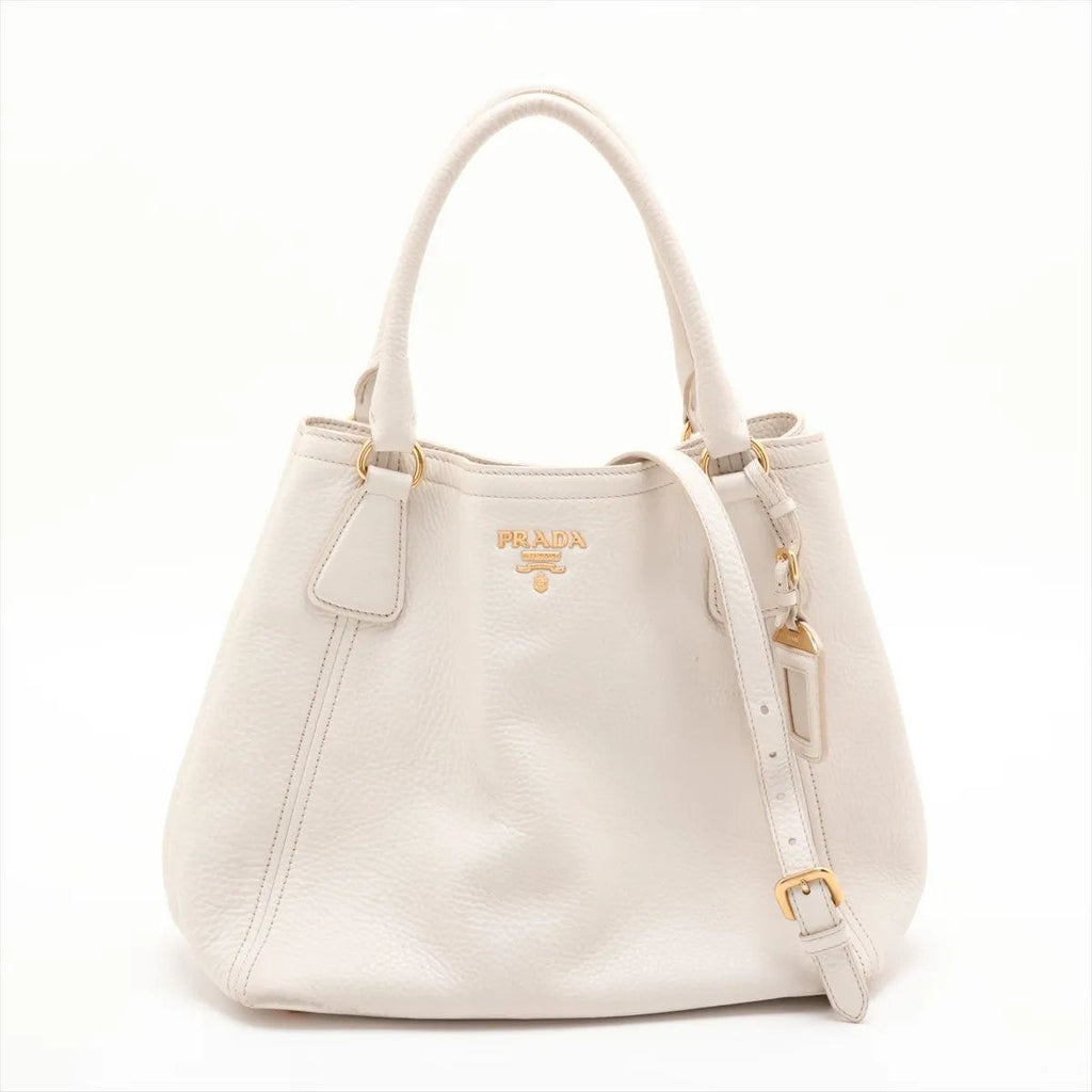 Prada Vitello Daino Leather Shoulder Bag Hand