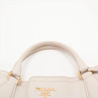 Prada Vitello Daino Leather Shoulder Bag Hand — view 6