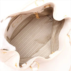 Prada Vitello Daino Leather Shoulder Bag Hand — view 8