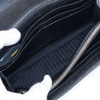 Fendi Toujours Leather Wallet Black — view 5