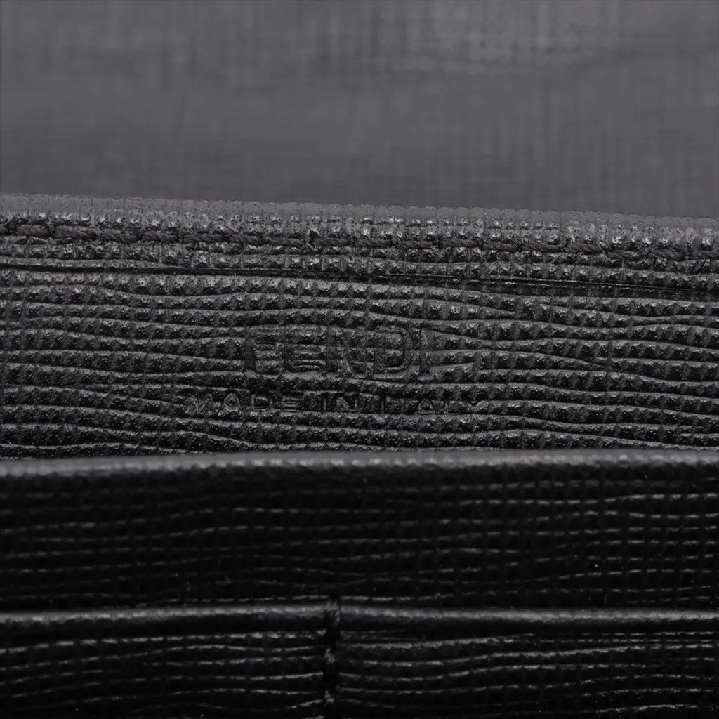 Fendi Toujours Leather Wallet Black — view 8