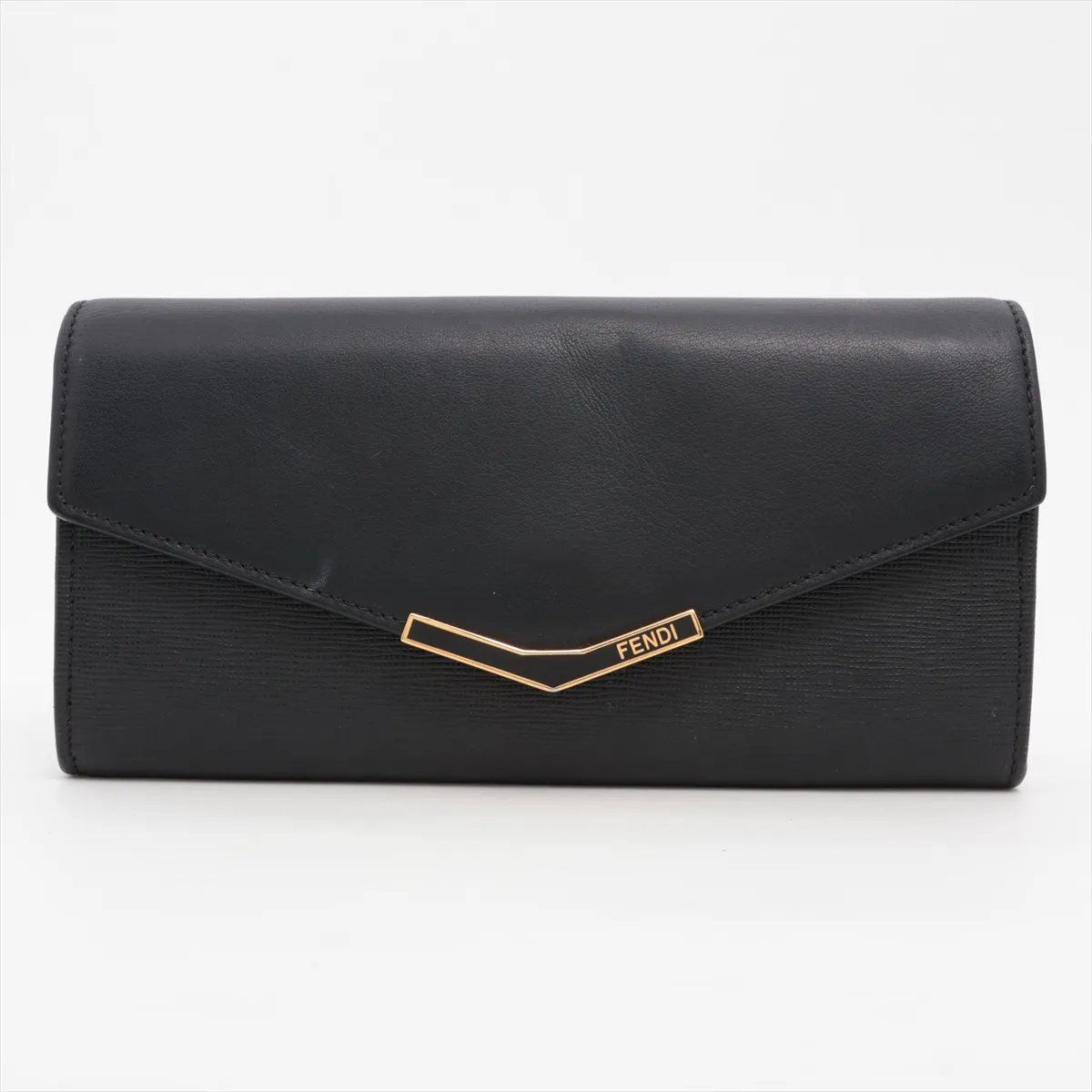 Fendi Toujours Leather Wallet Black