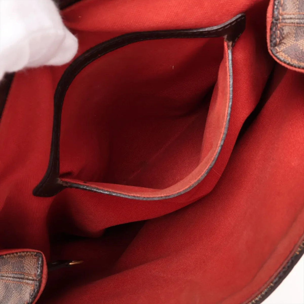 Louis Vuitton Damier Soho Leather Backpack — view 8