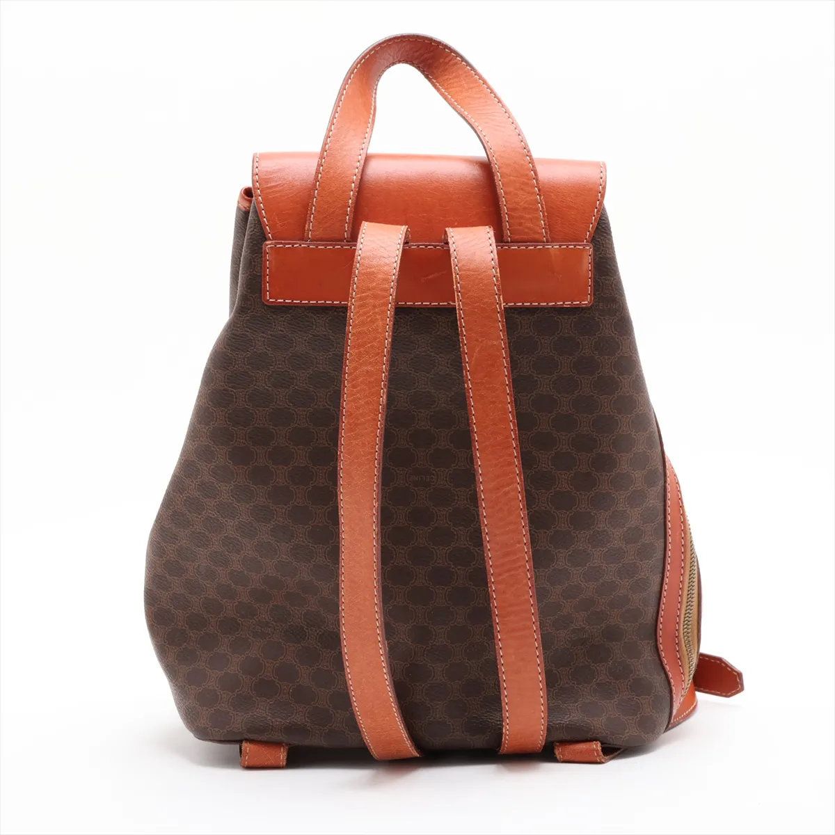 Celine Macadam Leather Backpack Shoulder Bag — view 2